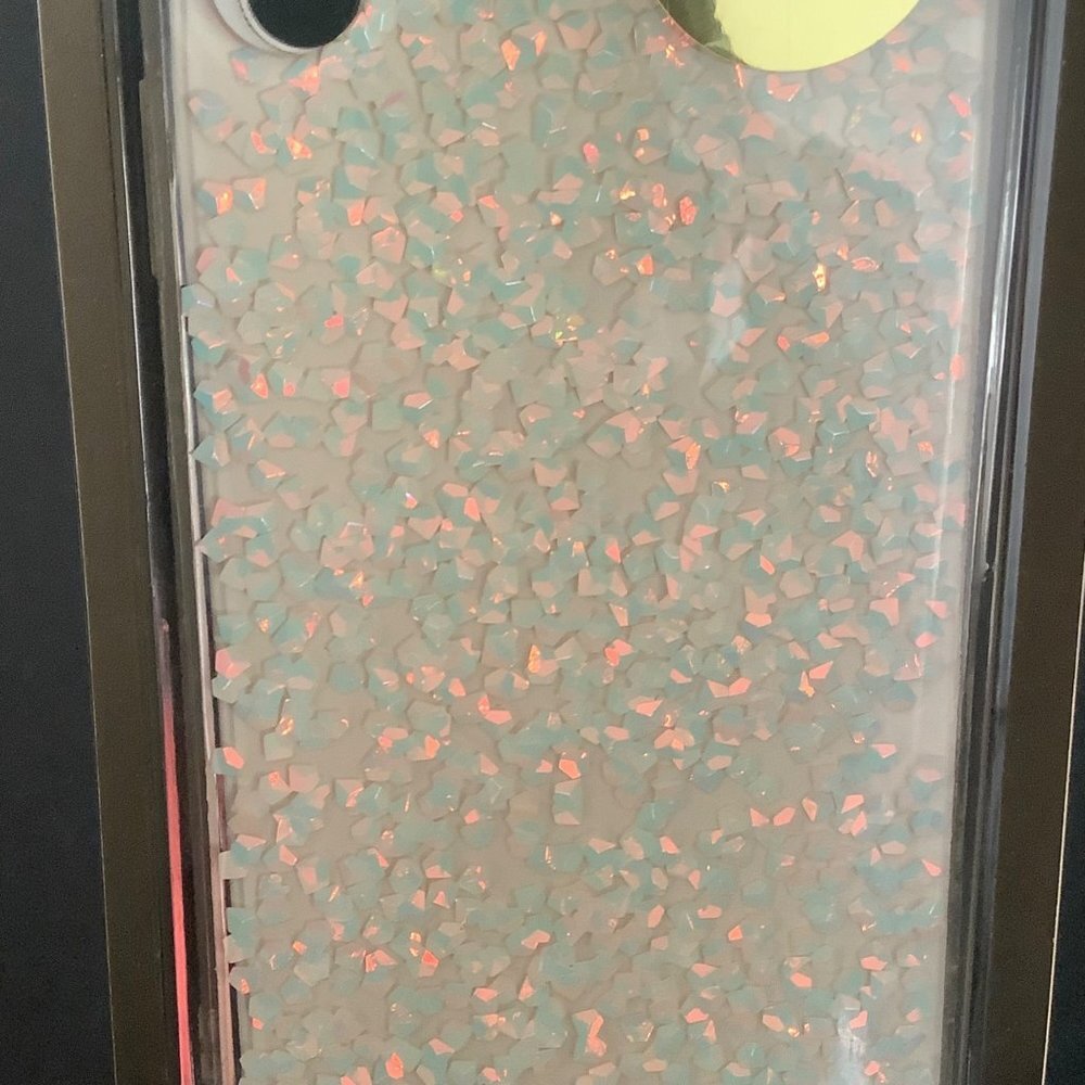 Nicole Miller Cell Phone Case IPhone X/XS Sparkly Iridescent Confetti NEW NWT - Picture 5 of 8